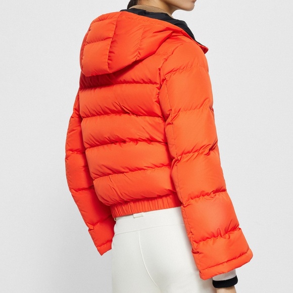 BOSS X PERFECT MOMENT HOODED JACKET WITH CAPSULE DETAILING ORANGE - Picture 3 of 4
